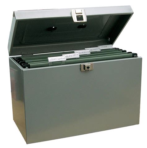 metal document storage boxes|metal portable file storage box.